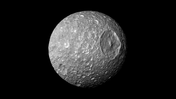 image of Saturn's moon Mimas