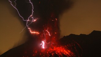 Sakurajima volcano eruption